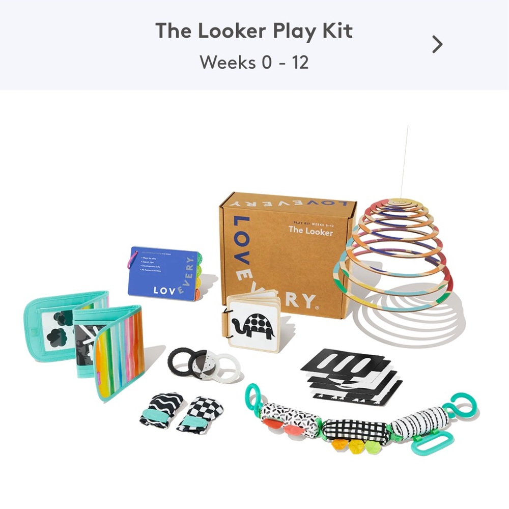 Lovevery play kit 0-12 weeks (The Looker)